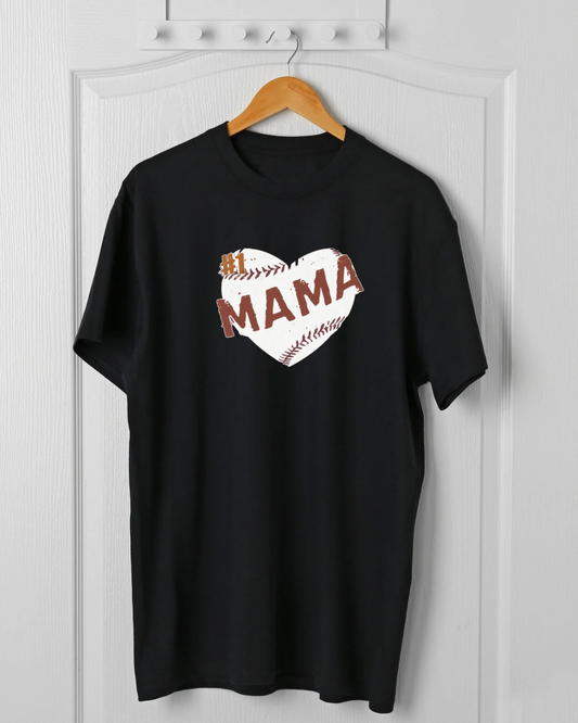 #1 baseball mom Tshirt